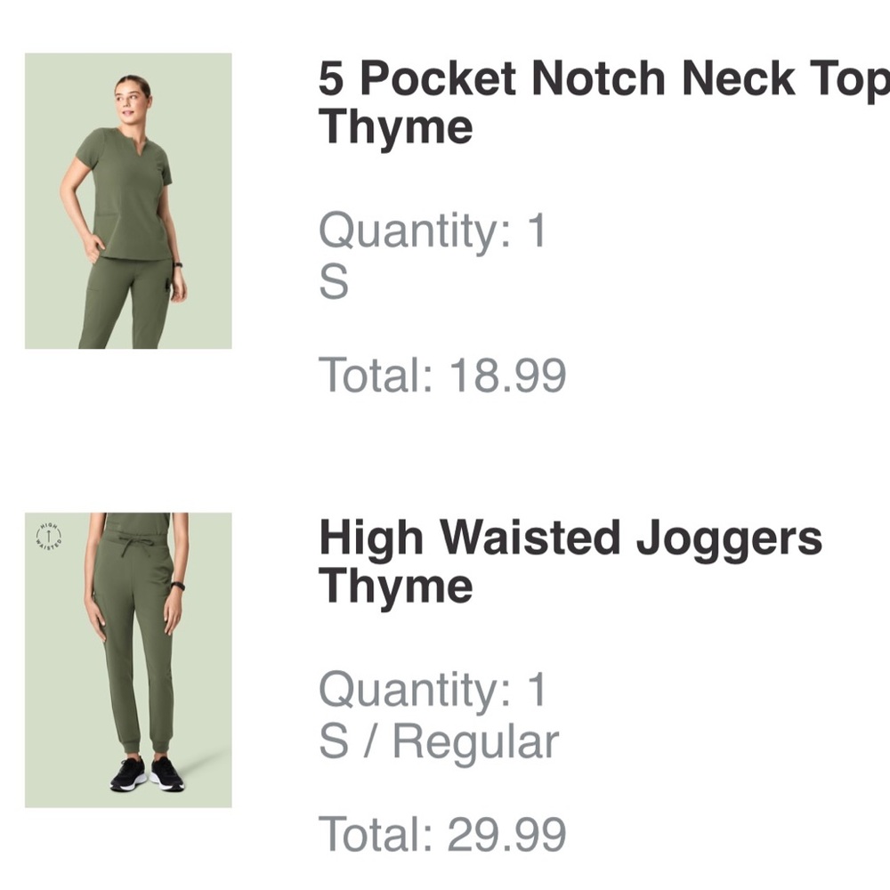 Thyme High Waisted Joggers